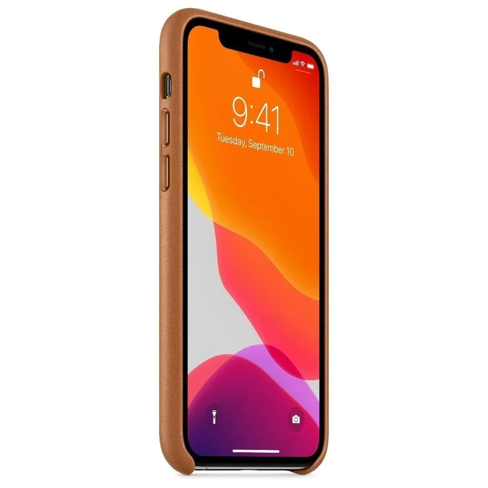 Apple iPhone 11 Pro Leather Case Saddle Brown Brand New